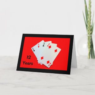 12 Years Is A Big Deal! Anniversary Card