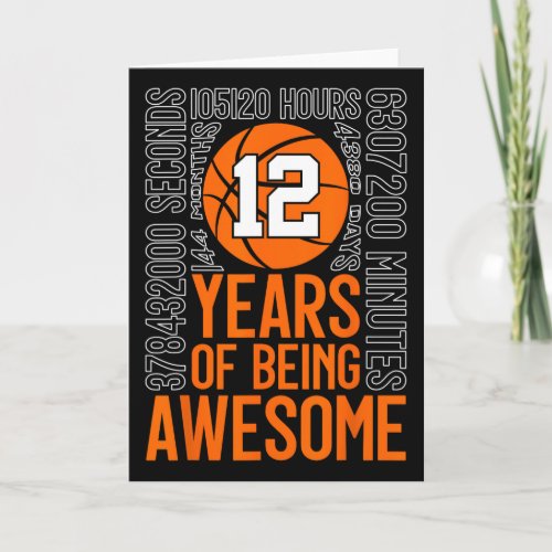 12 Years Of Being Awesome Sketll 12th Birthday 
