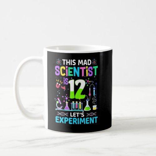 12 Years Old 12th Birthday Boys Girls Science Them Coffee Mug