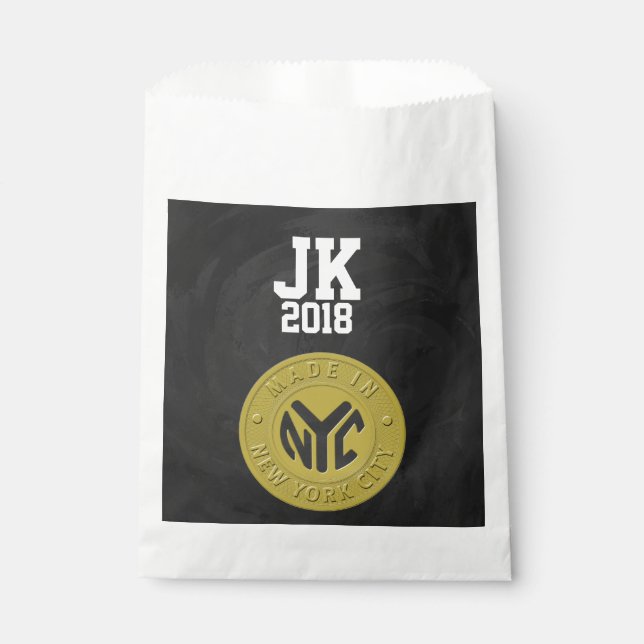 12of12 New York Token Party Favor Bag (Front)