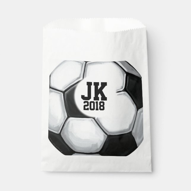 12of12 Soccer Ball Custom Favor Bag (Front)
