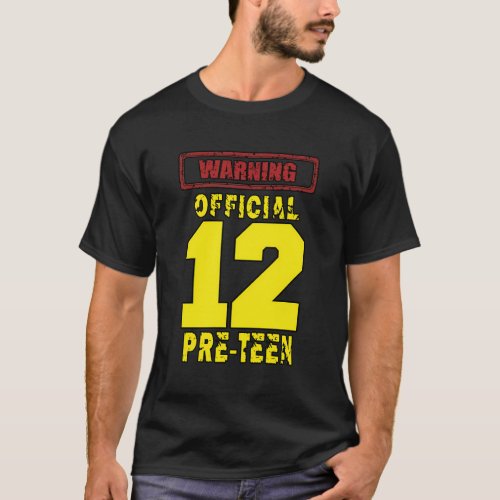 12Th 12Yrs Warning_Official Pre_n T_Shirt