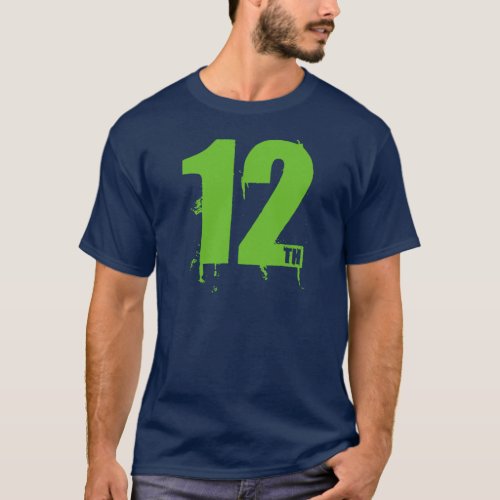 12th Action Green Seattle T_Shirt