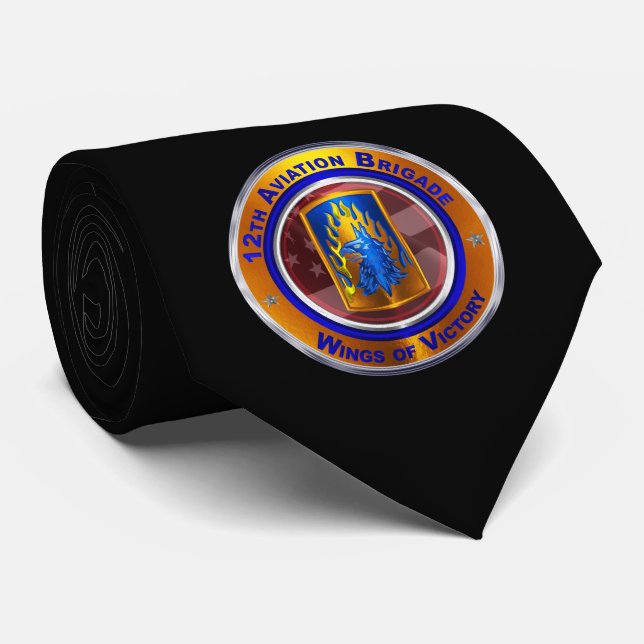 12th Aviation Brigade Neck Tie (Rolled)