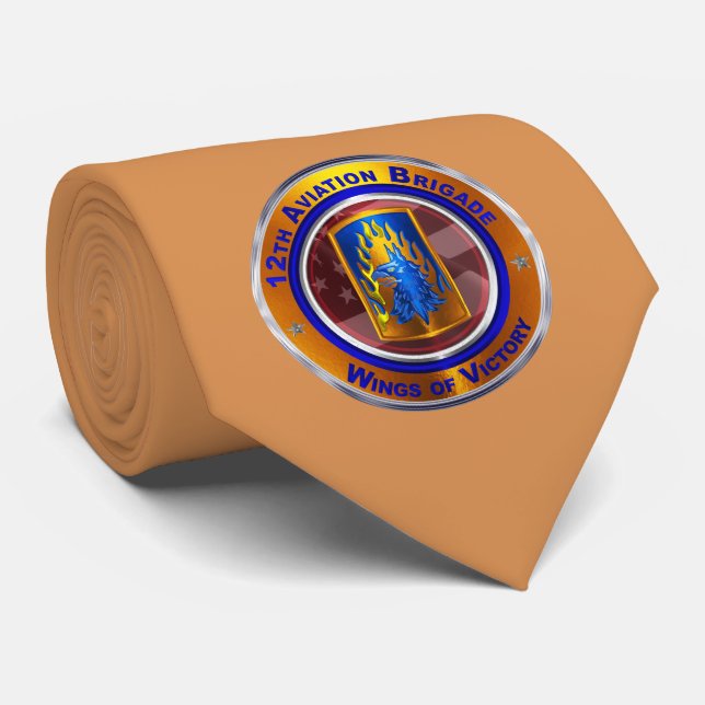 12th Aviation Brigade Neck Tie (Rolled)