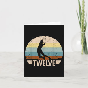 12th Birthday Badminton 12 Years Badminton Boys Ba Card