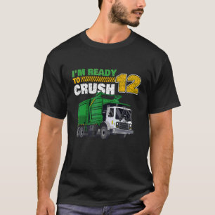 12th Birthday Garbage Truck  12 Years Old Bday T-Shirt