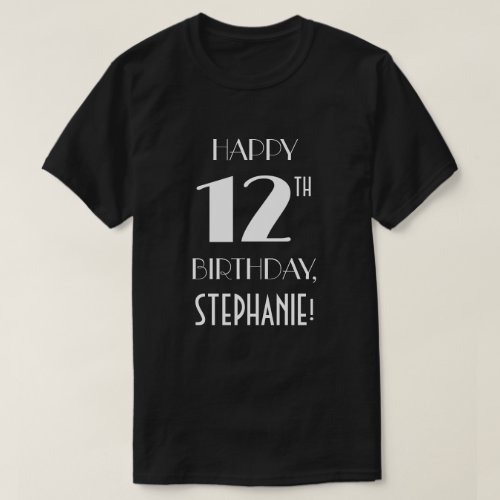 12th Birthday Party _ Art Deco Inspired Look Shirt