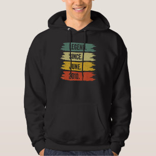 12th Birthday Retro Vintage Legends Were Born In J Hoodie