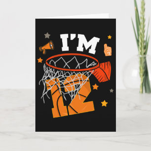 12th Birthday Sketll Boy Twelve Years 12 Yr Old Bd Card