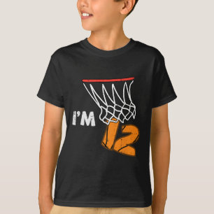 12th Birthday Sketll Im 12 Twelve Year Old Bday Bo T-Shirt