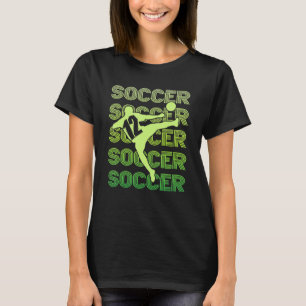 12th Birthday Soccer Boy 12 Years Old Football Pla T-Shirt