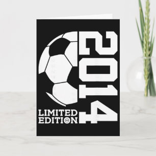 12th Birthday Soccer Limited Edition 2014  Card