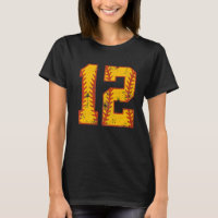 12th Birthday Softball Bdy 12 Year Old Girl
