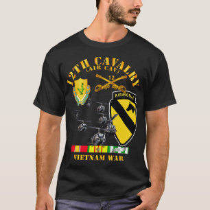 12th Cavalry Air Cav 1st Cav Division w SVC T-Shirt