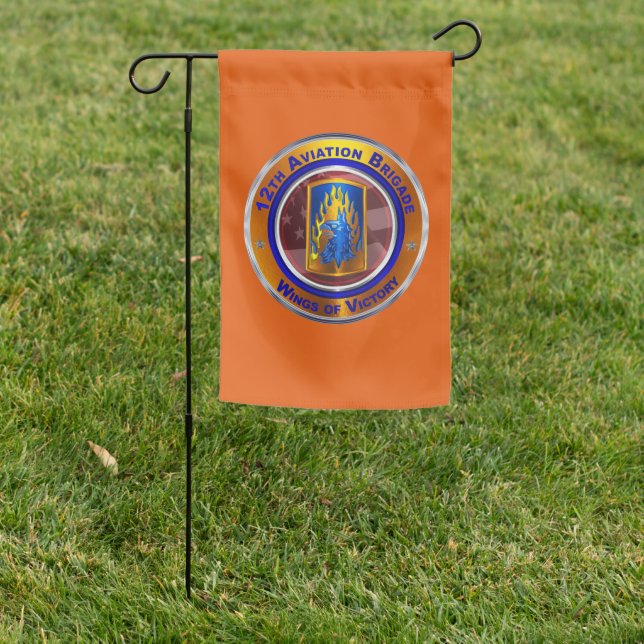 12th Combat Aviation Brigade (CAB) Garden Flag (In SItu)