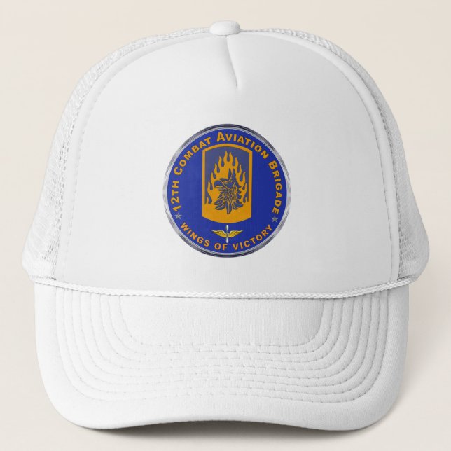 12th Combat Aviation Brigade CAB Trucker Hat (Front)