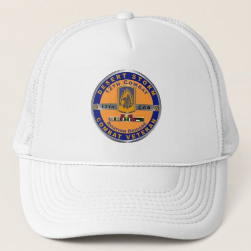 12th Combat Aviation Brigade Desert Storm Veteran Trucker Hat