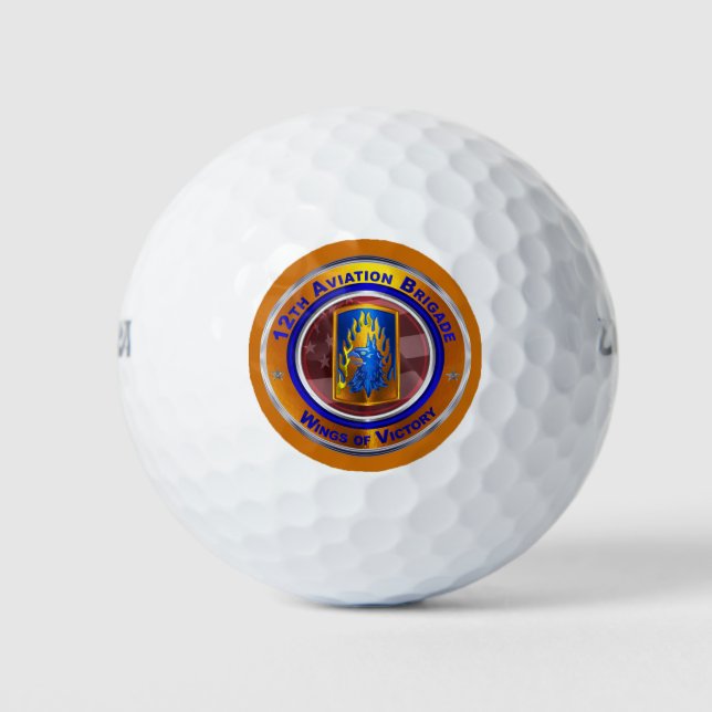12th Combat Aviation Brigade Golf Balls (Front)