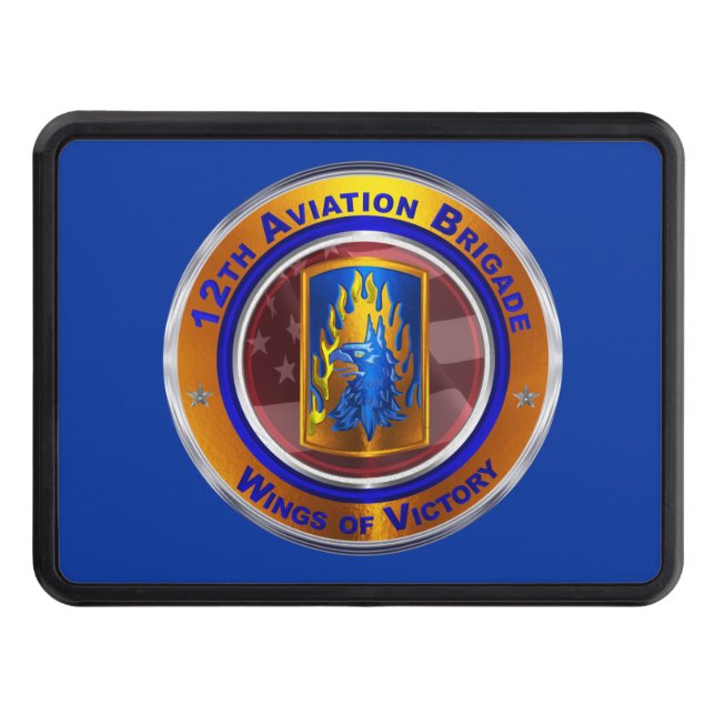 12th Combat Aviation Brigade Hitch Cover (Front)