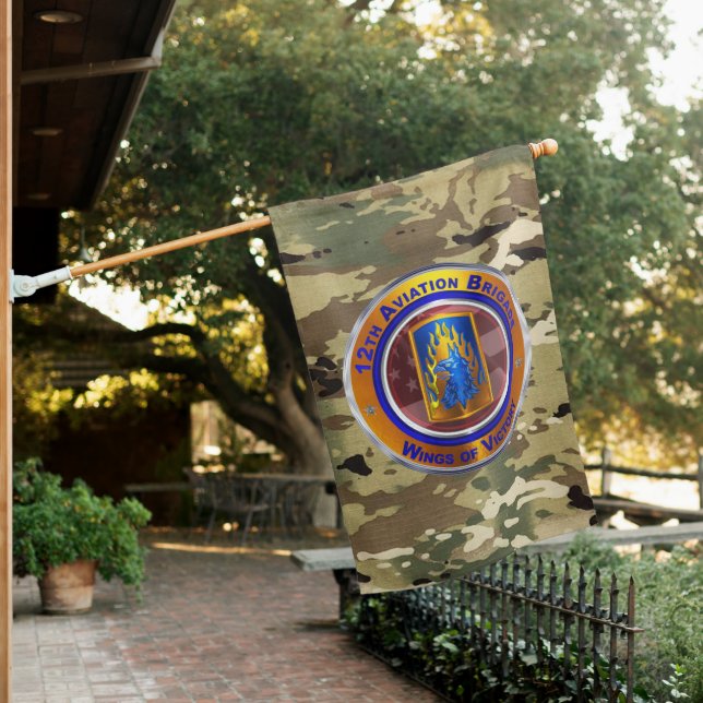 12th Combat Aviation Brigade  House Flag (In SItu)