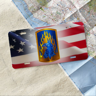 12th Combat Aviation Brigade License Plate