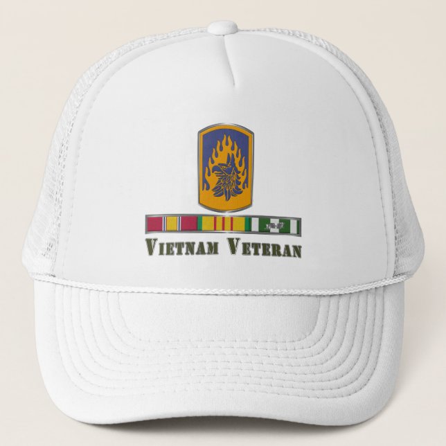 12th Combat Aviation Brigade Vietnam Veteran Trucker Hat (Front)