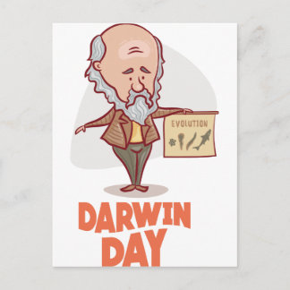 12th February - Darwin Day - Appreciation Day Postcard