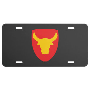 12th Infantry Division - SSI - Philippine Division License Plate