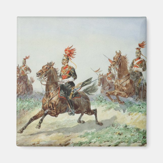 12th Royal Lancers (w/c over pencil heightened wit Magnet (Front)
