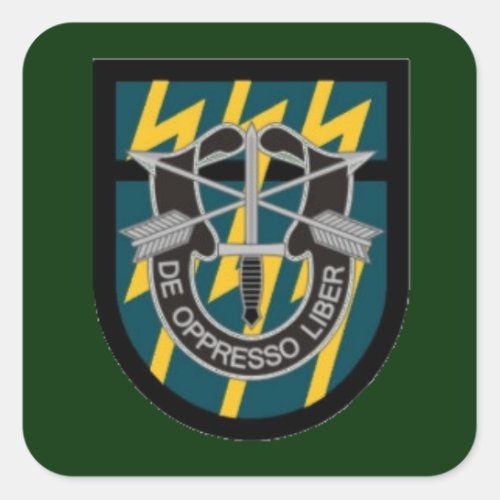 12TH SPECIAL FORCES GROUP FLASHDUI STICKERS