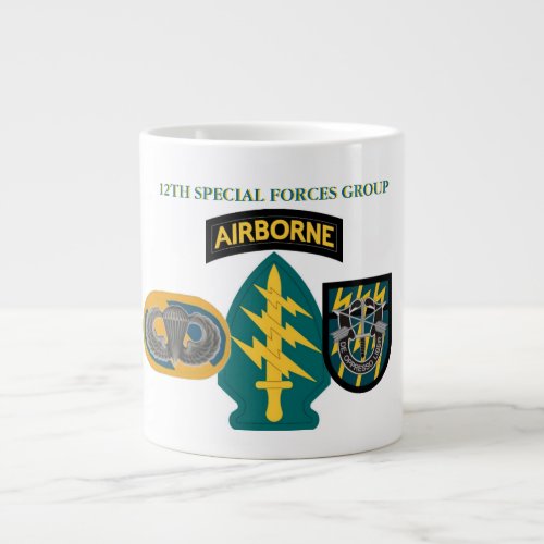 12TH SPECIAL FORCES GROUP JUMBO MUG