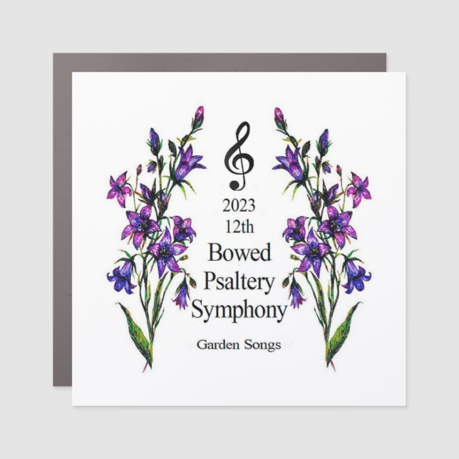 12th Symphony Car Magnet (Front)