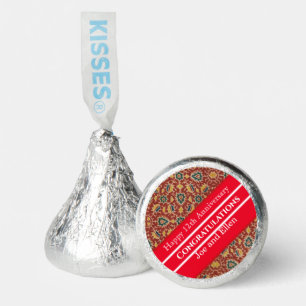 12th Wedding Anniversary, Silk Anniversary Hershey®'s Kisses®