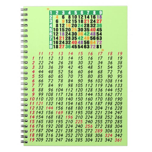 12x12 matrix notebook