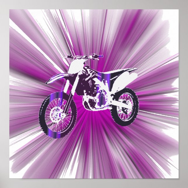 12x12 Pink Beam Poster (Semi-gloss) (Front)