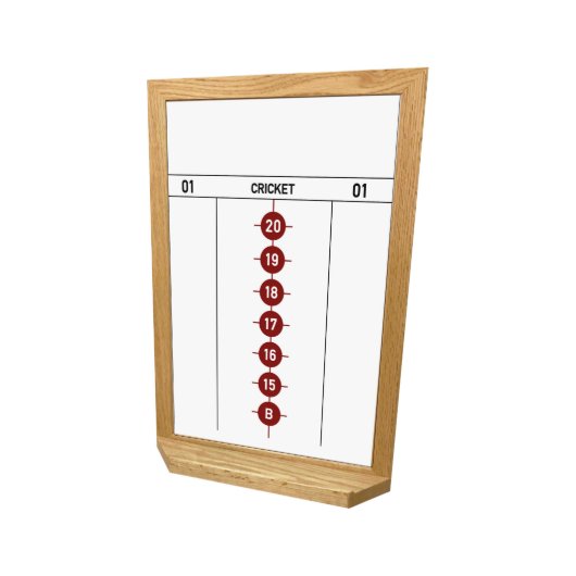 12x18 Create Your Own Dry Erase Dart Scoreboard (3/4)