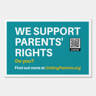 12x18 We Support Parents' Rights Yard Sign