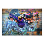 12x8 Surreal Paintball Print at Zazzle