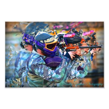 12x8 Surreal Paintball Print by DeadlyCouturePhoto at Zazzle
