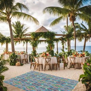 12'x9' Abalone Pattern Indoor Area Rug