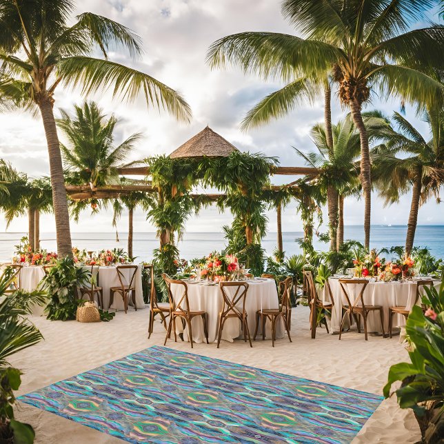 12'x9' Abalone Pattern Indoor Area Rug (Creator Uploaded)