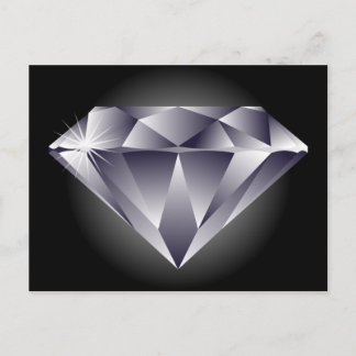 1307552490_Vector_Clipart silver diamond black Postcard