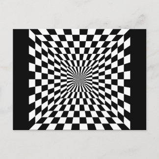 1309062598_Vector_Clipart black white OPTICAL ILLU Postcard