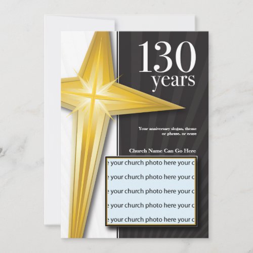 130 Year Church Anniversary Invitation