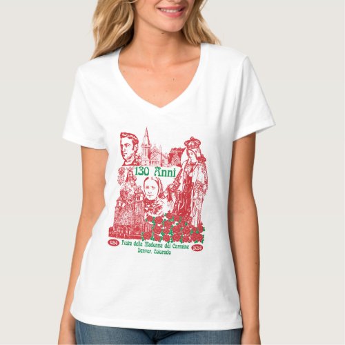 130th Feast of Mt Carmel Womens  T_Shirt