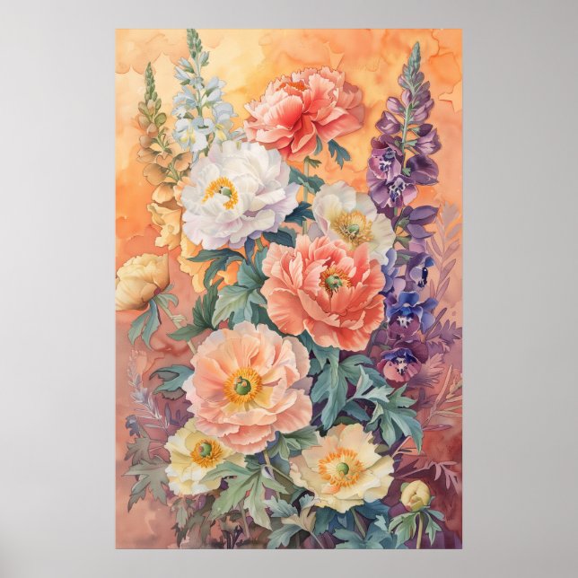 1311 Floral Poster (Front)