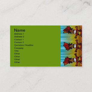 1312743176_Vector_Clipart Hawaiian Tiki men Business Card