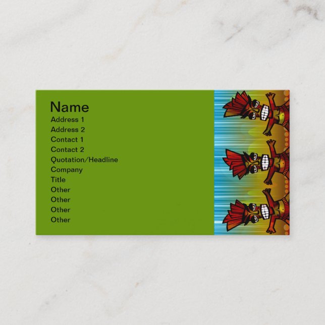 1312743176_Vector_Clipart Hawaiian Tiki men Business Card (Front)