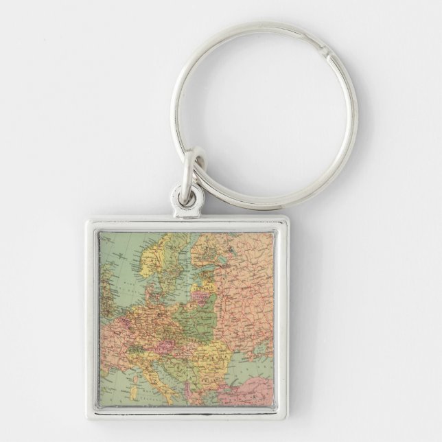 1314 Political Europe Keychain (Front)